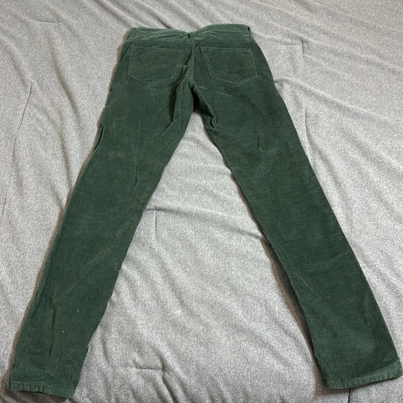 Green Corduroy J. Crew Pants - Picture 4 of 4